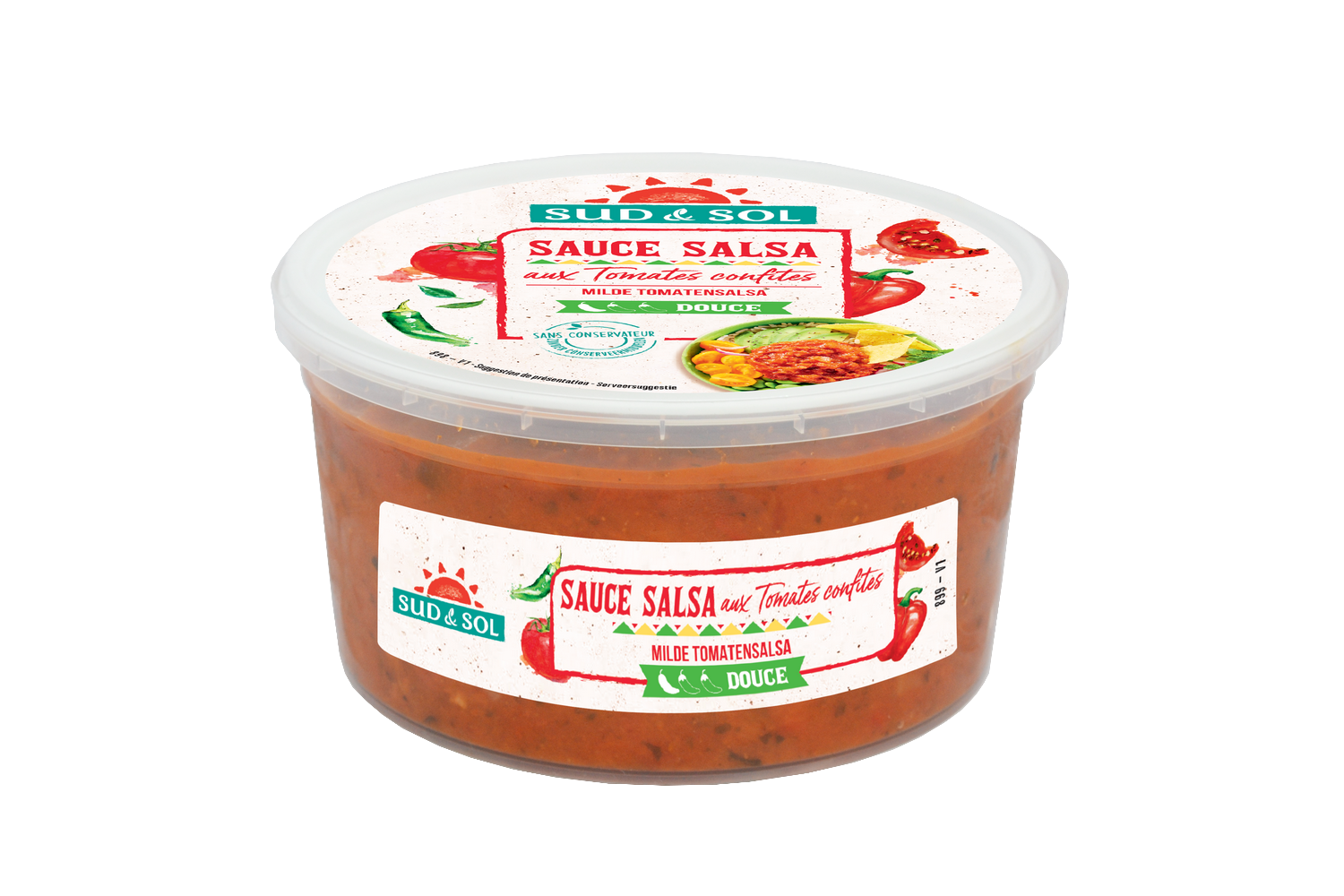 Sauce salsa aux tomates confites Zepros Resto